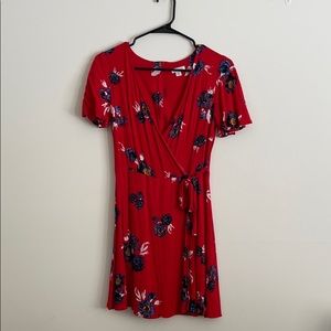 Xhilaration Cross-Tie Floral Dress
